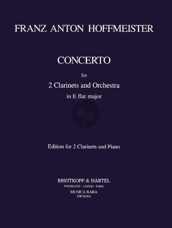 HOFFMEISTER:CONCERTO ES-DUR 2CLARINET