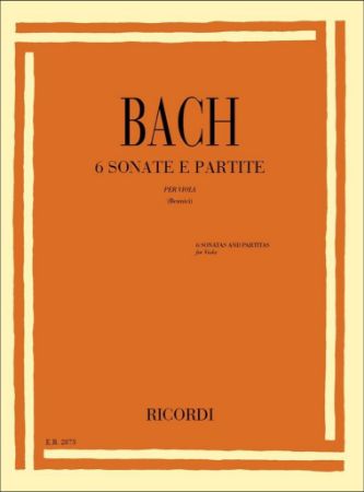 BACH J.S.:6 SONATE E PARTITE PER VIOLA