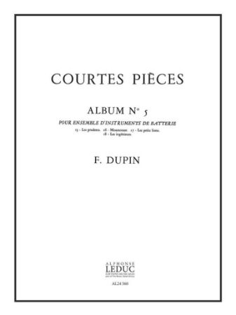 DUPIN:COURTES PIECES ALBUM NR.5