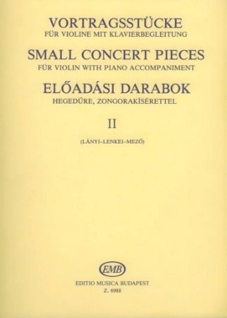 SMALL CONCERT PIECES FUR VIOLINE 2