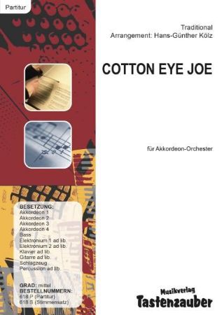 KOLZ:COTTON EYE JOE PARTITUR