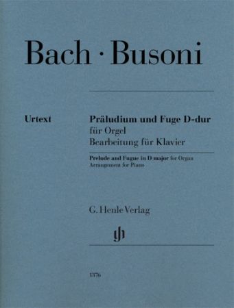 BACH J.S./BUSONI:PRELUDE AND FUGUE IN D-DUR BWV 532 FOR PIANO