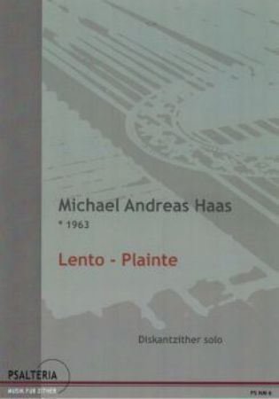 HAAS:LENTO - PLAINTE DISKANTZITHER SOLO