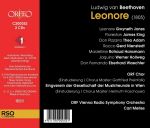 BEETHOVEN:LEONORE/JONES/KING/ADAM/MELLES 2CD