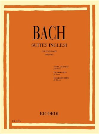 BACH J.S.:ENGLISH SUITES FOR PIANO ( MUGELLINI)