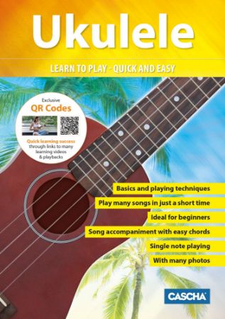 CASCHA šola za ukulele - naučite se igrati hitro in enostavno