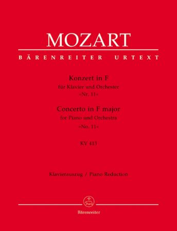 MOZART:PIANO CONCERTO KV 413 NO.11 IN F MAJOR