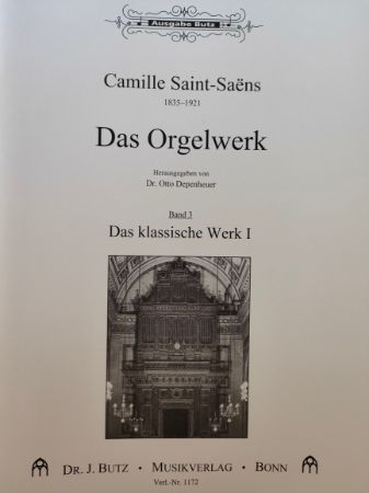 SAINT-SAENS:DAS ORGELWERK BAND 3