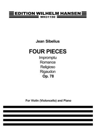 SIBELIUS:FOUR PIECES OP.78 VIOLIN AND PIANO