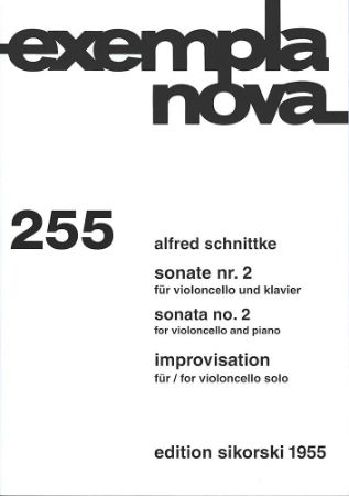 SCHNITTKE:SONATA NO.2 FOR VIOLONCELLO AND PIANO/IMPROVISATION SOLO CELLO