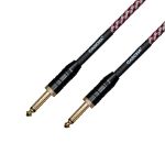 Cascha kitarski kabel Professional Line Guitar Cable, Straight, Tweed Red, 6m