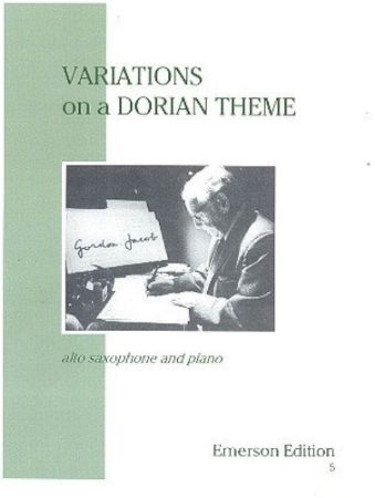 JACOB:VARIATIONS ON A DORIAN THEME ALTO SAXOPHONE & PIANO