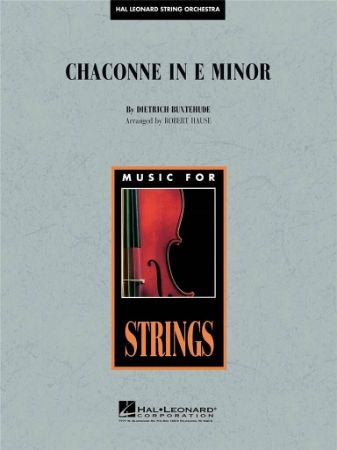 BUXTEHUDE/HAUSE:CHACONNE IN E MINOR STRING ORCHESTRA