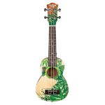 CASCHA Soprano Ukulele Leafy incl.bag HH 2602