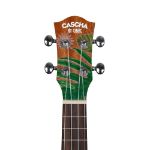 CASCHA Soprano Ukulele Leafy incl.bag HH 2602