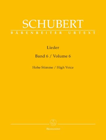 SCHUBERT:LIEDER HIGH VOICE AND PIANO