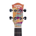 CASCHA Soprano Ukulele Flowers incl.bag HH 2603