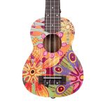 CASCHA Soprano Ukulele Flowers incl.bag HH 2603