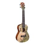 CASCHA Concert Ukulele Leafy incl.bag HH 2606