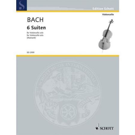 BACH J.S./MAINARDI: 6 SUITEN CELLO SOLO