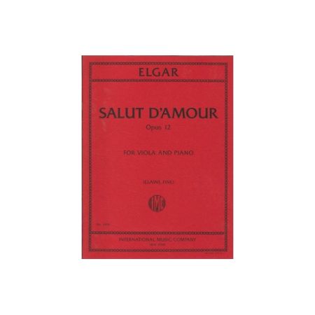 ELGAR:SALUT D'AMOUR OP.12 VIOLA AND PIANO