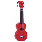 MAHALO UKULELE SOPRANO RAINBOW RED SET