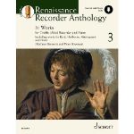 RENAISSANCE RECORDER ANTHOLOGY FOR ALTO RECORDER AND PIANO VOL.3+AUDIO ACCESS