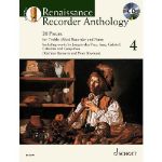 RENAISSANCE RECORDER ANTHOLOGY FOR ALTO RECORDER AND PIANO VOL.4+CD