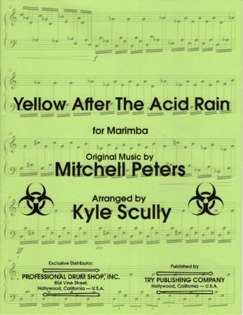 PETERS:YELLOW AFTER THE ACID RAIN FOR MARIMBA