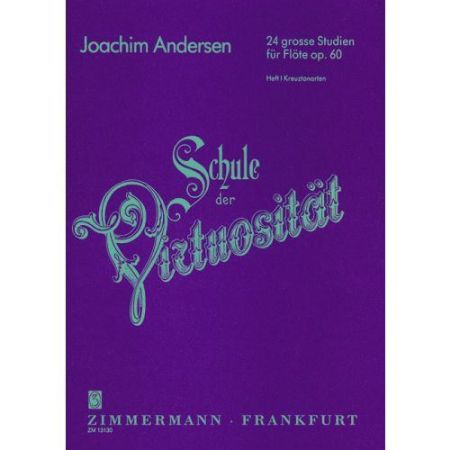 ANDERSEN:24 GROSSE STUDIEN FUR FLOTE OP.60 HEFT 1