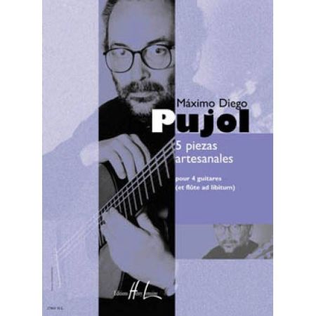 PUJOL:5 PIEZAS ARTESANALES, 4 GUITARES