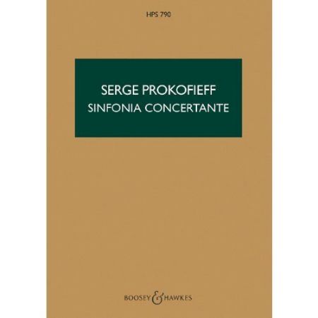 PROKOFIEFF:SINFONIA CONCERTANTE OP.125 STUDY SCORE