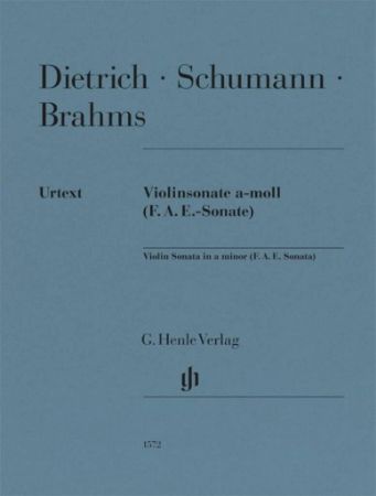 DIETRICH-SCHUMANN-BRAHMS:VIOLIN SONATA A-MOLL (F.A.E. SONATE)