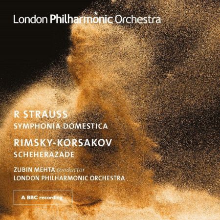 STRAUSS R.:SYMPHONIA DOMESTICA/RIMSKY-KORSAKOV:SCHEHERAZADE/MEHTA