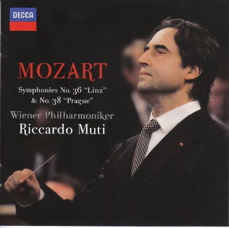 MOZART:SYMPHONIES NO.36"LINZ" & NO.38"PRAGUE"/MUTI