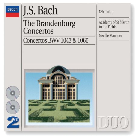 BACH J.S:BRANDENBURG CONCERTOS/MARRINER 2CD