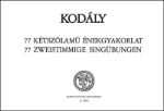 KODALY:77 TWO-PART EXERCISES