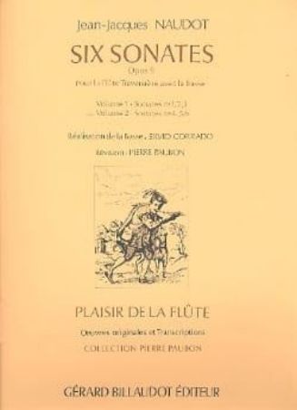 NAUDOT:SIX SONATES OP.9 VOL.2 (4,5,6) FLUTE AND PIANO