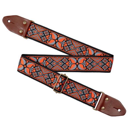 CASCHA PAS ZA KITARO Guitar Strap Jacquard - Ornament