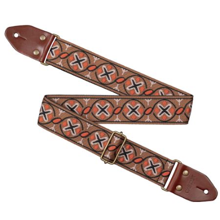 CASCHA PAS ZA KITARO Guitar Strap Jacquard - Cross