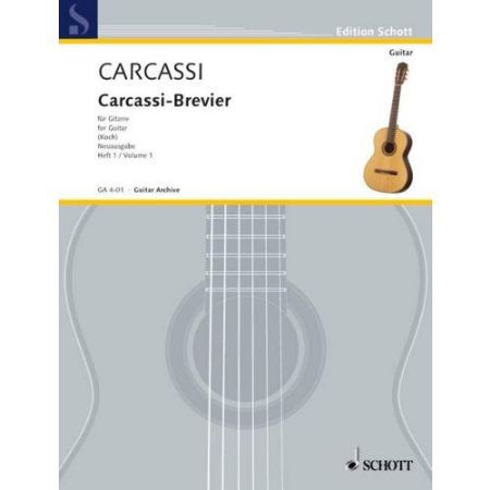 CARCASSI:CARSASSI-BREVIER FOR GUITAR VOL.1