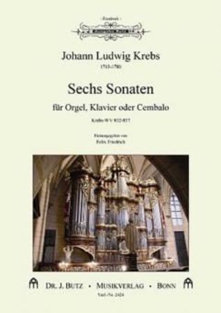 KREBS:SECHS SONATEN WV 832-837 ORGEL