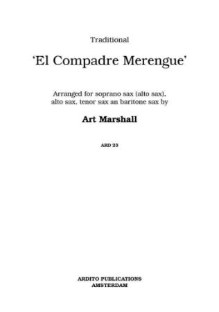 MARSHALL:EL COMPADRE MERENGUE ALTSAX,TENOR SAX,BARITON SAX