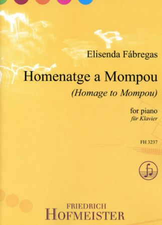 FABREGAS:HOMENATGE A MOMPOU FOR PIANO