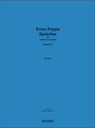 POPPE:SPEICHER 2008-2013 FULL SCORE