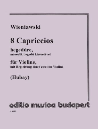 WIENIAWSKI:8 CAPRICCIOS FUR ZWEI VIOLINE