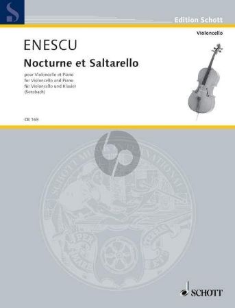 ENESCU:NOCTURNE ET SALTARELLO CELLO AND PIANO