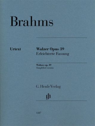 BRAHMS:WALTZES OP.39 EASY PIANO