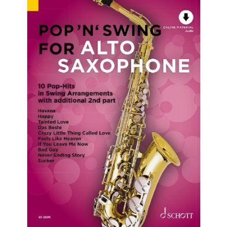 POP 'N' SWING FOR ALTO SAXOPHONE + AUDIO ACCESS