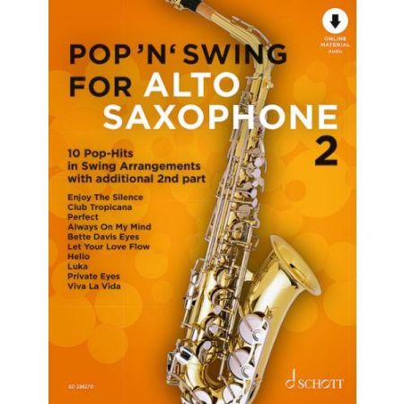 POP 'N' SWING FOR ALTO SAXOPHONE 2 + AUDIO ACCESS